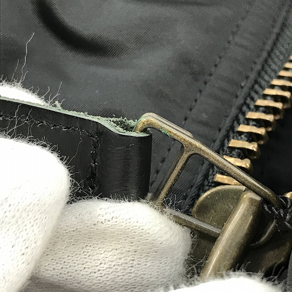 実際に弊社で買取させて頂いた【未使用】HYSTERIC GLAMOUR/ヒステリックグラマー エアフォース プリマロフト コート ジャケット BLACK/ 0204AC01/Sの画像 8枚目