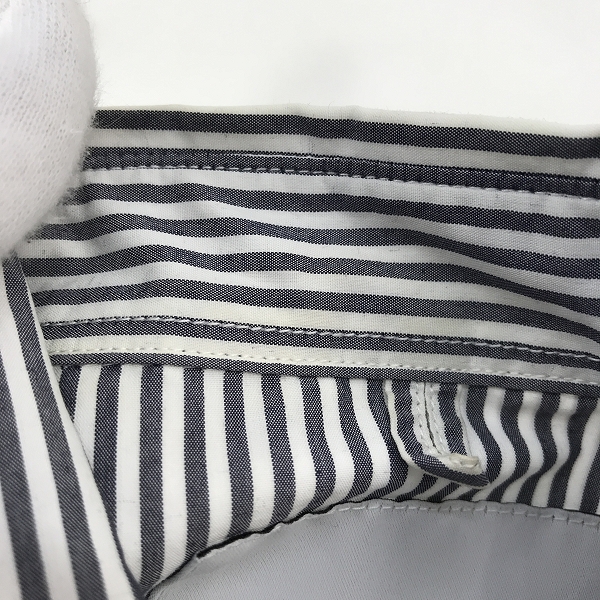 実際に弊社で買取させて頂いたWTAPS/ダブルタップス COOLMAX Stripe B.D Shirts/ストライプ 長袖シャツ 231GWDT-SHM03/01の画像 5枚目