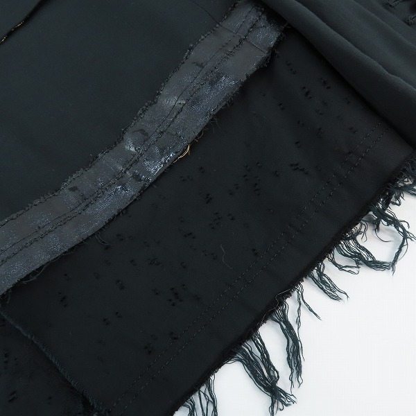 実際に弊社で買取させて頂いたRoen/ロエン 裏地レオパード柄 カットオフ レイヤード テーラードジャケット 76131005 /48の画像 6枚目