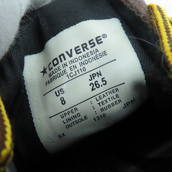 実際に弊社で買取させて頂いた【未使用】CONVERSE/コンバース オールスター monkey boots/モンキーブーツ 1CJ110/26.5の画像 5枚目