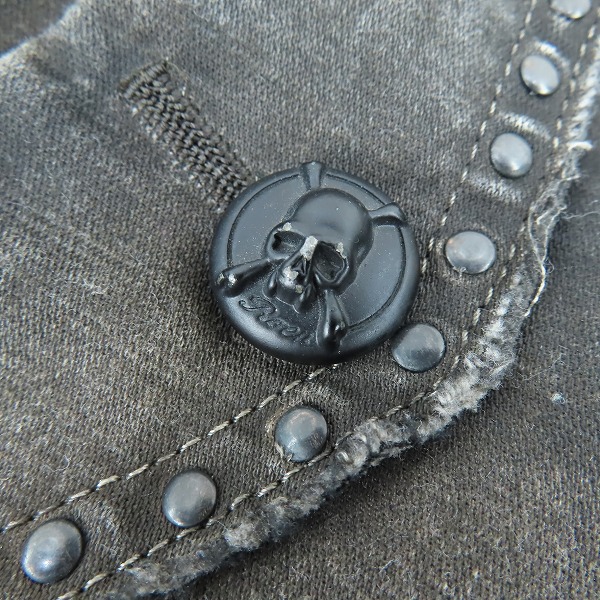 実際に弊社で買取させて頂いたRoen/ロエン 切替 ワッペン付/グラデ ハーフパンツ 32の画像 8枚目