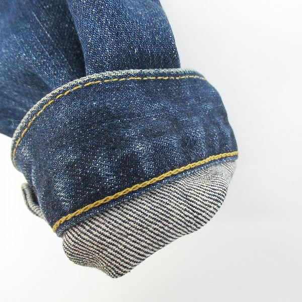 実際に弊社で買取させて頂いたLEVI S/リーバイス 日本製 96年製 71506-XX 1st 大戦モデル 復刻 トラッカージャケット/デニムジャケット 38の画像 8枚目