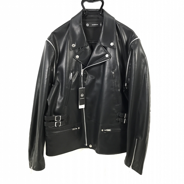 実際に弊社で買取させて頂いた【未使用】GU×UNDERCOVER/ジーユー×アンダーカバー ダブル ライダース ジャケット/XL