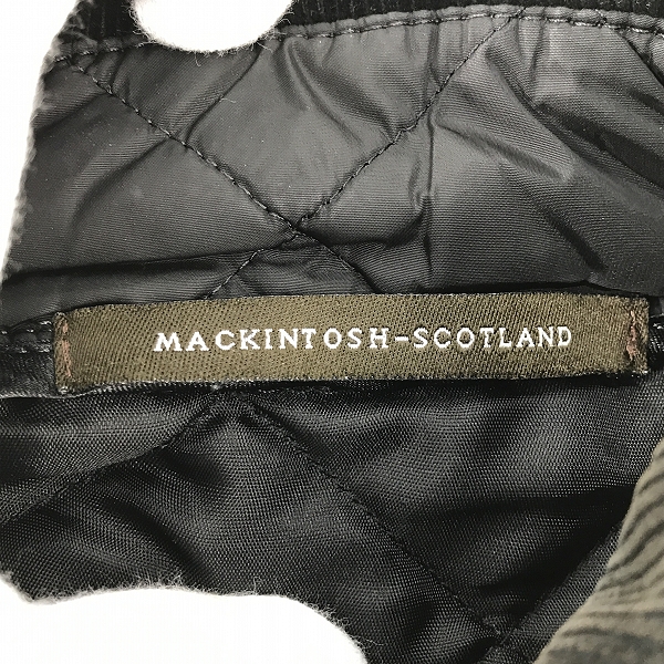 実際に弊社で買取させて頂いたMACKINTOSH/マッキントッシュ 襟コーデュロイ キルティングジャケット/36の画像 2枚目