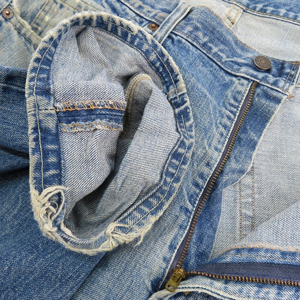 実際に弊社で買取させて頂いたLEVIS/リーバイス 70s ヴィンテージ 刻印8 TALON42ジップ/スモールe デニムパンツ 505-0217 W38/L30の画像 2枚目