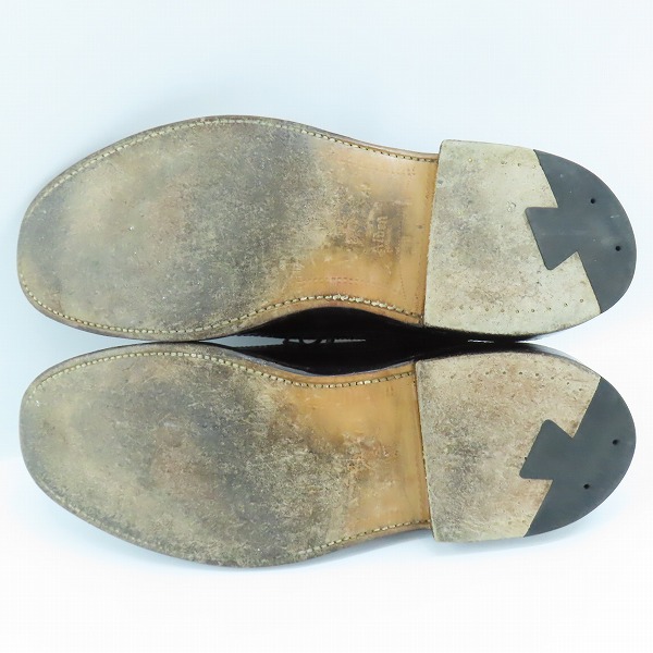 実際に弊社で買取させて頂いたALDEN/オールデン コードバン ロングウイングチップ バーガンディ 975/8の画像 2枚目