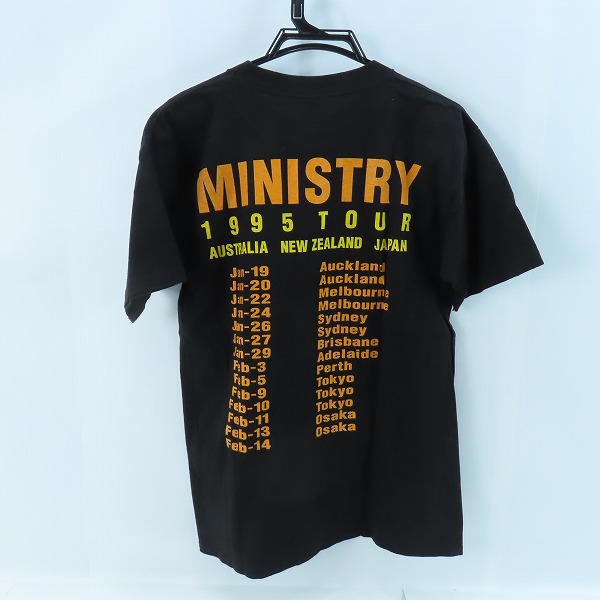 実際に弊社で買取させて頂いたBROCKUM/ブロックム MINISTRY/ミニストリー 1995 TOUR ヴィンテージ バンドTシャツ/Lの画像 1枚目