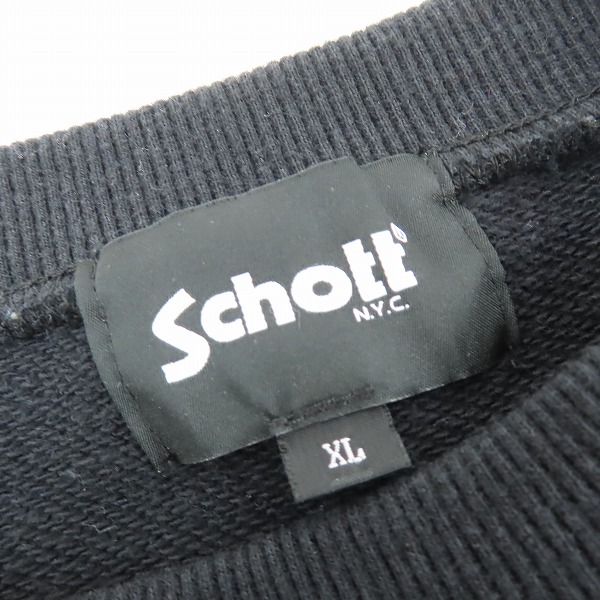 実際に弊社で買取させて頂いたSCHOTT×NEIGHBORHOOD/ショット×ネイバーフッド LONG SLEEVE スウェット シャツ XLの画像 2枚目