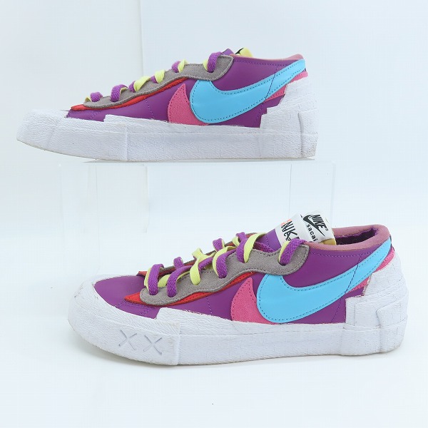 実際に弊社で買取させて頂いたNIKE×KAWS×SACAI/ナイキ×カウズ×サカイ BLAZER LOW/ブレーザーロー パープルダスク DM7901-500/26.5の画像 3枚目