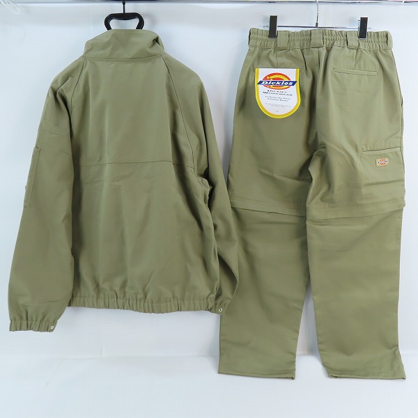 実際に弊社で買取させて頂いた【未使用】Dickies/ディッキーズ×atmos/アトモス トラック ジャケット/パンツ セットアップ MA23F-JK034 /MA23F-LP034/XLの画像 1枚目