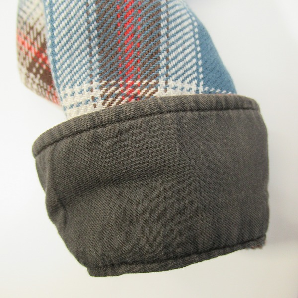 実際に弊社で買取させて頂いたTHE FLAT HEAD/ザフラットヘッド チェック フランネルシャツ 40の画像 6枚目