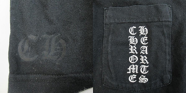 実際に弊社で買取させて頂いた【JPタグ】CHROME HEARTS/クロムハーツ 胸ポケット 半袖Tシャツ 2212-304-0598/Lの画像 6枚目