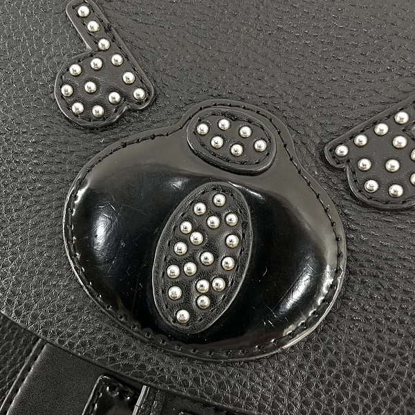 実際に弊社で買取させて頂いた【難有】HYSTERIC GLAMOUR/ヒステリックグラマー バックパック/リュックサック ブラックの画像 6枚目