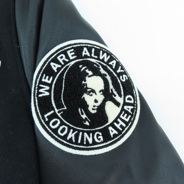 実際に弊社で買取させて頂いた【未使用】HYSTERIC GLAMOUR/ヒステリックグラマー ヒスガールワッペン付  スタジャン 0243AB03 Mの画像 6枚目