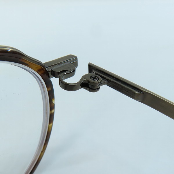 実際に弊社で買取させて頂いた999.9/フォーナインズ ウェリントン アイウェア/眼鏡  M-43  6903の画像 4枚目