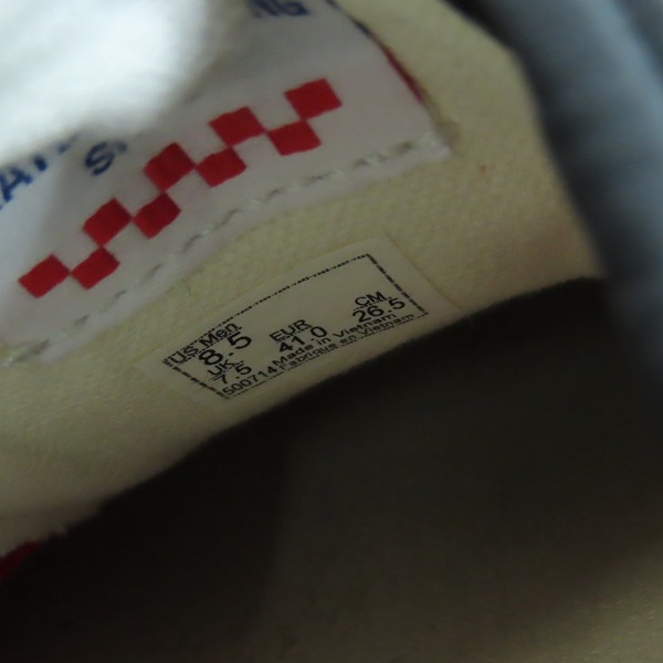 実際に弊社で買取させて頂いたVANS/バンズ SKATE ERA/スケートエラ スニーカー ブラック 500714/26.5の画像 5枚目