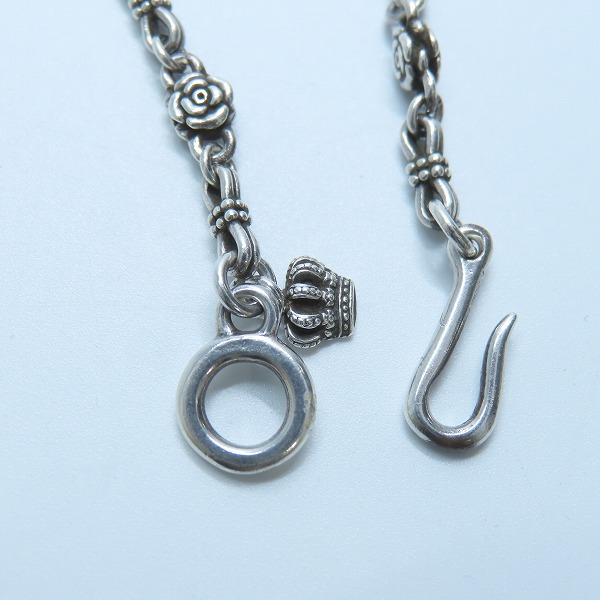 実際に弊社で買取させて頂いたJustin Davis/ジャスティンデイビス Wicked Rose/ウィキッド ローズ チェーン SNJ211の画像 1枚目