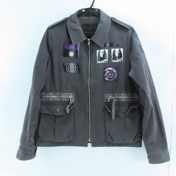 実際に弊社で買取させて頂いたUNDERCOVER/アンダーカバー 06SS T期 KLAUS クラウス パッチワーク ジップ ジャケット 6S213-B7/3
