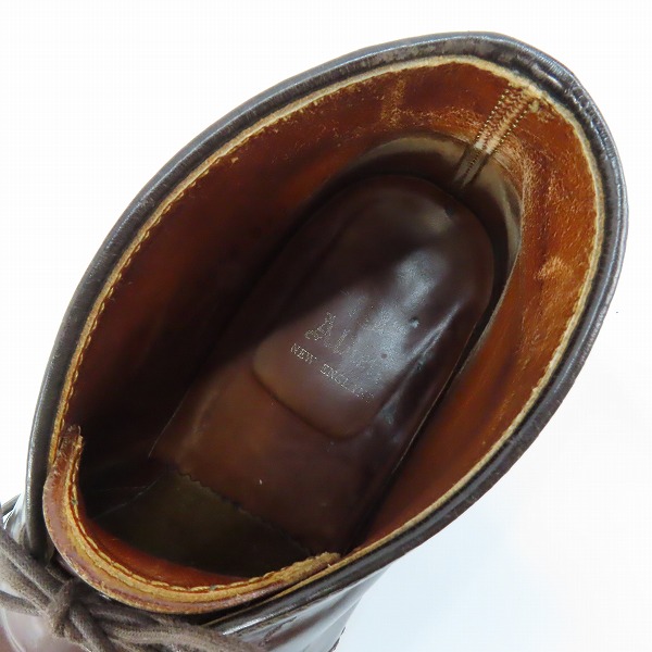 実際に弊社で買取させて頂いたALDEN/オールデン コードバンチャッカブーツ 13370/6Dの画像 4枚目