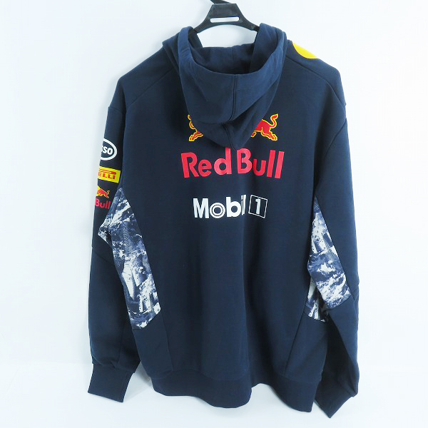 実際に弊社で買取させて頂いたPUMA/プーマ Red Bull Racing/レッドブル フルジップパーカー F1/ダークネイビー/762165-01/XLの画像 1枚目
