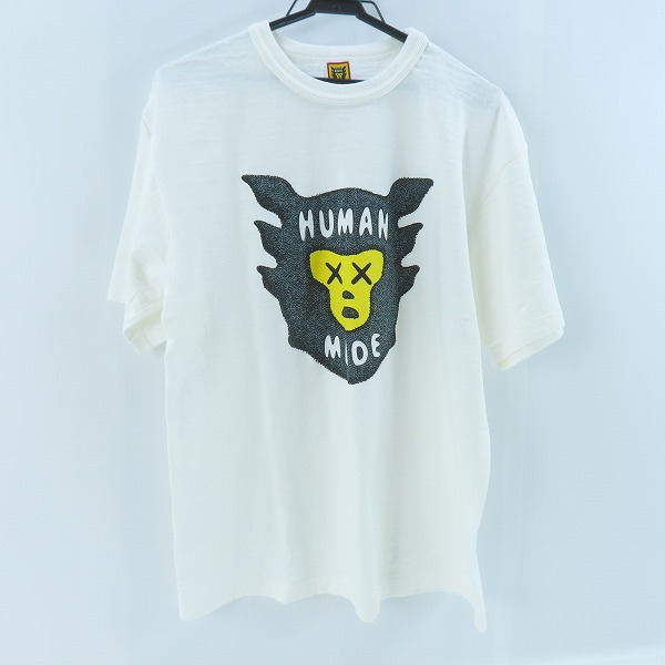 実際に弊社で買取させて頂いたHUMAN MADE×KAWS/ヒューマンメイド×カウズ 21SS T-SHIRT/Tシャツ XX22TE003 XL