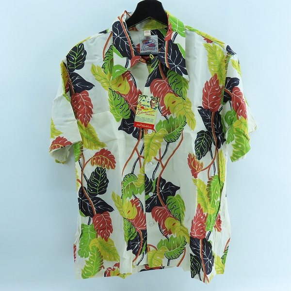実際に弊社で買取させて頂いたDuke Kahanamoku/デューク カハナモク SPECIAL EDITION “MONSTERA” アロハシャツ DK36203/Lの画像 1枚目