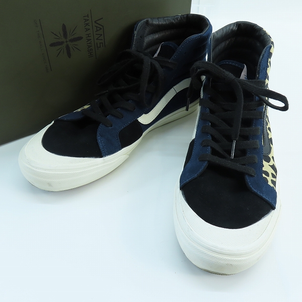 実際に弊社で買取させて頂いたVANS×TAKA HAYASHI/バンズ×タカハヤシ STYLE 138 LX CHEETAH FIELD ハイカットスニーカー VN0A3ZCOURE/28.5