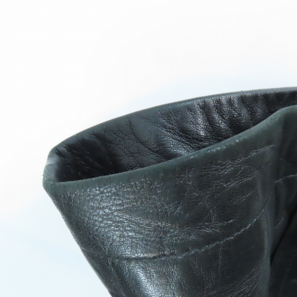 実際に弊社で買取させて頂いたCOACH/コーチ オールドコーチ 韓国製 レザーステンカラーコート XLの画像 7枚目