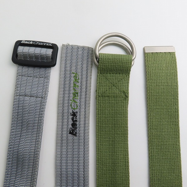 実際に弊社で買取させて頂いたBackChannel/バックチャンネル STUSSY/ステューシー GIベルト ガチャベルト 2点セットの画像 1枚目