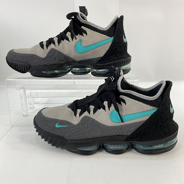 実際に弊社で買取させて頂いたATMOS×NIKE/アトモス×ナイキ LEBRON XVI LOW AC Clear Jade レブロン16 クリアジェイド CD9471-003/26の画像 3枚目