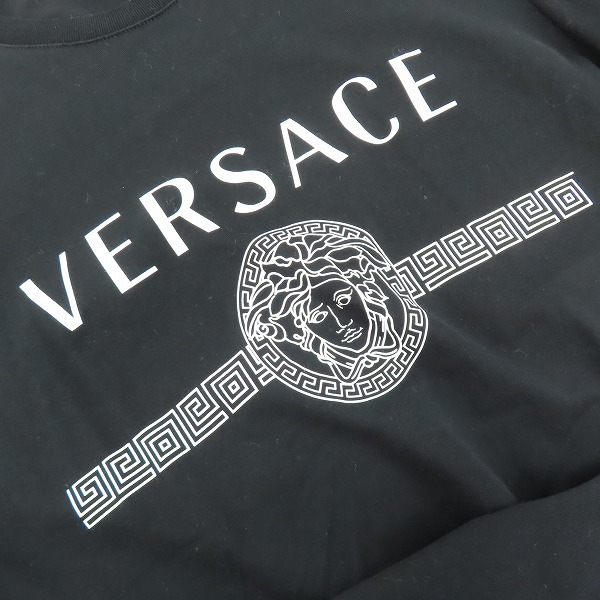 実際に弊社で買取させて頂いたVERSACE/ヴェルサーチ メデューサロゴプリントTシャツ A87573/Sの画像 8枚目
