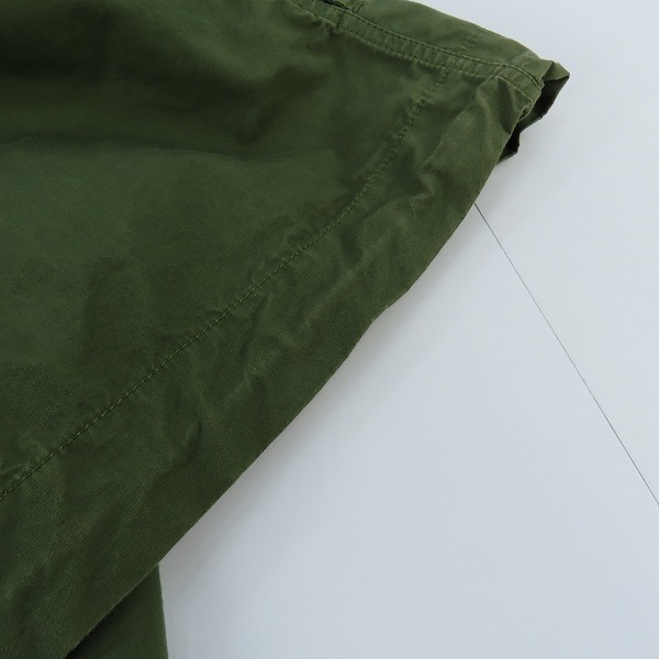 実際に弊社で買取させて頂いたBEAMS BOY/ビームス ボーイ ウェザー イタリア軍 パーカ OLIVE 13-18-0567-139の画像 7枚目