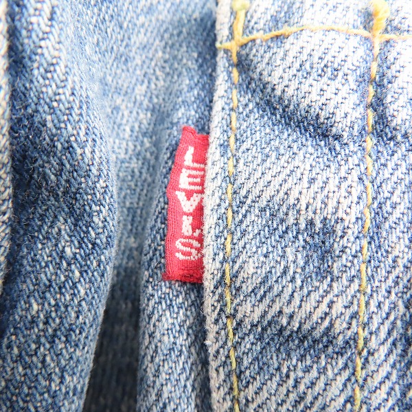実際に弊社で買取させて頂いたLEVIS/リーバイス 702-XX  30'S復刻 刻印J22 デニムパンツ/ジーンズ W31L36の画像 4枚目