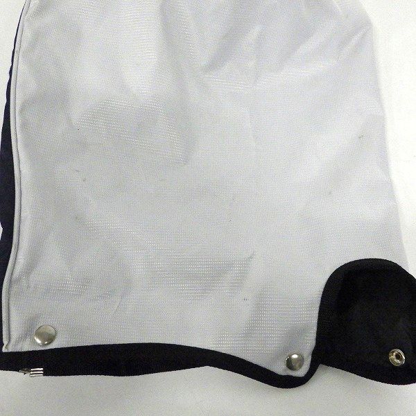 実際に弊社で買取させて頂いたTaylorMade/テーラーメイド KY321 9型 5分割トゥルーライト キャディバッグ ホワイトｘネイビーｘレッドの画像 9枚目