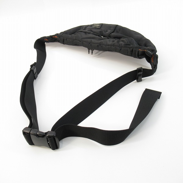 実際に弊社で買取させて頂いたPORTER/ポーター TANKER/タンカーウエストバッグ/ボディバッグ ブラックの画像 2枚目