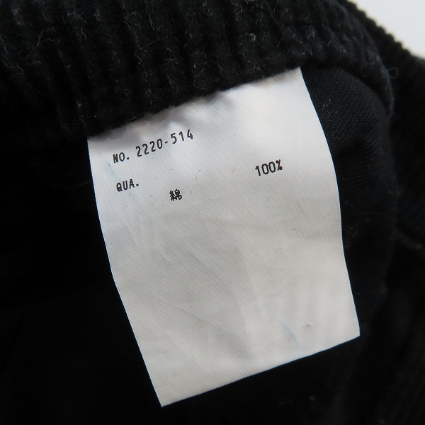 実際に弊社で買取させて頂いたLAD MUSICIAN/ラッドミュージシャン 20AW CORDUROY WIDE PANTS/コーデュロイ ワイド パンツ 2220-514/42の画像 4枚目
