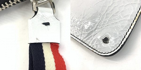 実際に弊社で買取させて頂いたMONCLER/モンクレール モンダックワッペンクラッチバッグ D109A6004110 019NWの画像 9枚目
