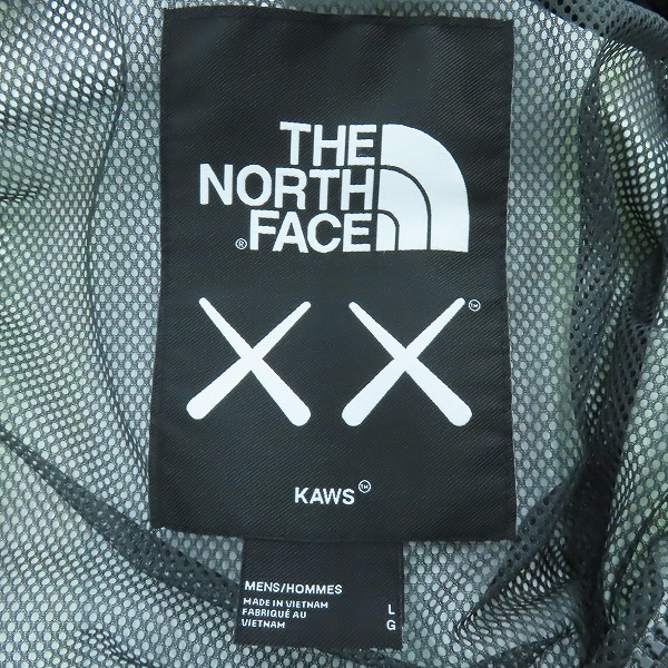 実際に弊社で買取させて頂いた【未使用】THE NORTH FACE × KAWS/ノースフェイス×カウズ マウンテンジャケット NF0A7WLW763/Lの画像 2枚目