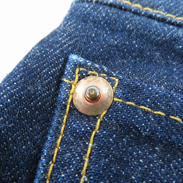 実際に弊社で買取させて頂いたMAISON KITSUNE/メゾンキツネ ストレートデニムパンツ/30の画像 6枚目
