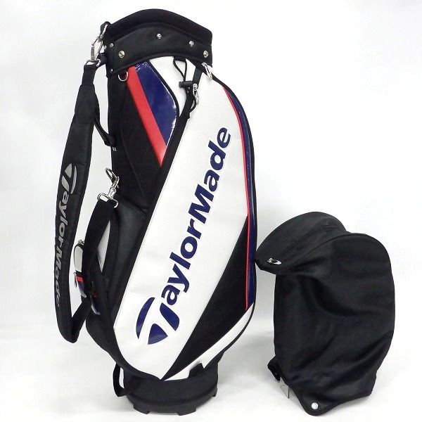 実際に弊社で買取させて頂いたTaylorMade/テーラーメイド ゴルフ CCK76 9型 5分割 キャディバッグ ホワイトｘブラック