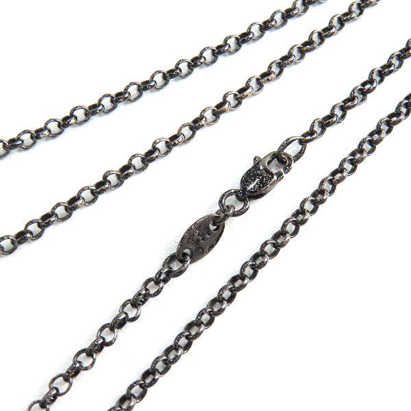 実際に弊社で買取させて頂いた【カスタム】CHROME HEARTS/クロムハーツ ロールチェーン/ネックチェーン ネックレス/24inch