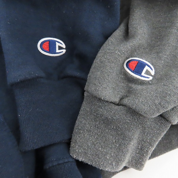 実際に弊社で買取させて頂いたChampion/チャンピオン ECO スウェット/プルオーバーパーカー/M/XL/2点セットの画像 3枚目