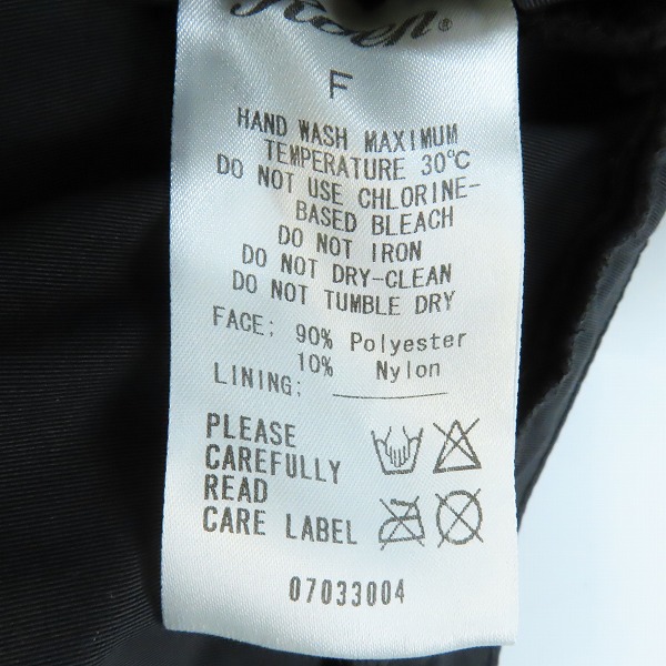 実際に弊社で買取させて頂いたRoen/ロエン ナイロン/ポリエステル ワイド カーゴパンツ 07033004 /Fの画像 3枚目