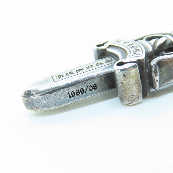 実際に弊社で買取させて頂いたCHROME HEARTS/クロムハーツ DBL DAGGER/ダブルダガー ペンダントトップの画像 4枚目