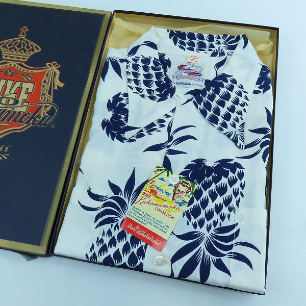 実際に弊社で買取させて頂いたDuke Kahanamoku/デューク カハナモク SPECIAL EDITTION DUKE'S PINEAPPLE 半袖アロハシャツ DK36201/XL