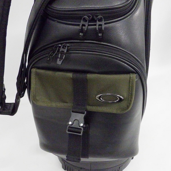 実際に弊社で買取させて頂いたOAKLEY/オークリー FOS900201 SKULL GOLF BAG/スカル 9.5型 6分割キャディバッグ ブラックの画像 5枚目