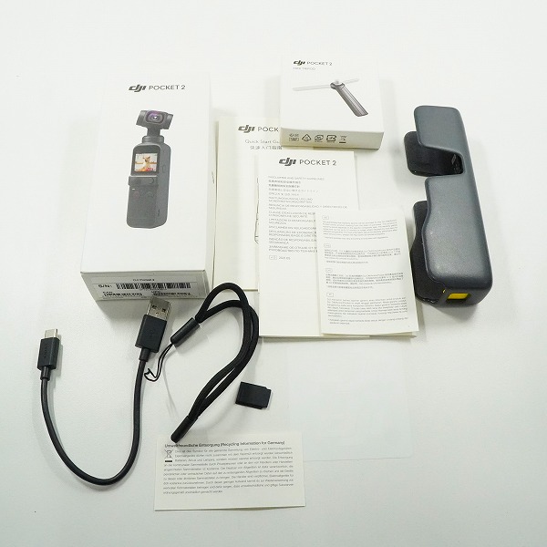 実際に弊社で買取させて頂いたDJI/ディージェイアイ OSMO POCKET 2 3軸 ハンドヘルド/メカニカル ジンバルカメラ 動作確認済みの画像 6枚目