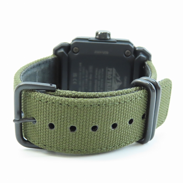 実際に弊社で買取させて頂いたCASIO/カシオ PRO TREK/プロトレック CLIMBER LINE ソーラー電波 腕時計 PRW-6900YB-3JFの画像 2枚目