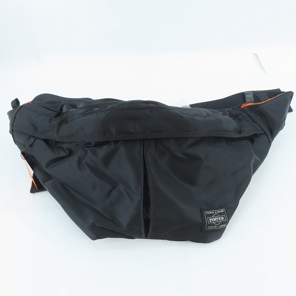 実際に弊社で買取させて頂いた(1)【未使用】PORTER/ポーター TANKER WAIST BAG L タンカー ウエストバッグ L ブラック/622-66628