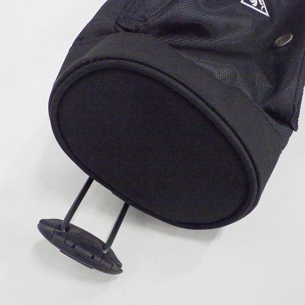 実際に弊社で買取させて頂いたle coq sportif/ルコックスポルティフ ゴルフ QQBNJA30 フード付き スタンド式 2分割クラブケース ブラックの画像 8枚目